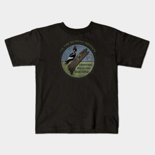 Retro Ivory Billed Woodpecker Kids T-Shirt